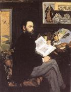 Edouard Manet Portrait of Emile Zola oil painting artist